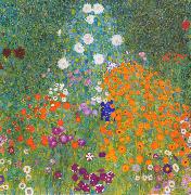 Gustav Klimt Deutsch: Bauerngarten oil on canvas